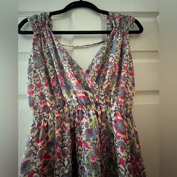 Summer dress with elephants size small - Picture 3 of 4